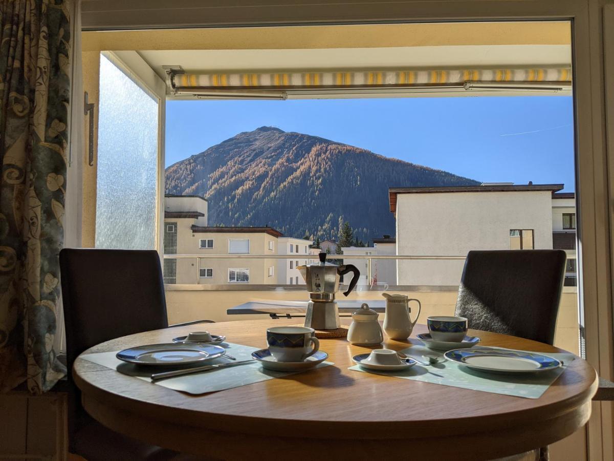 Schiablick - Broggini Apartment ดาวอส ภายนอก รูปภาพ